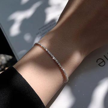 Glänzendes Armband aus 925er Silber – Inspiriert vom Wasser