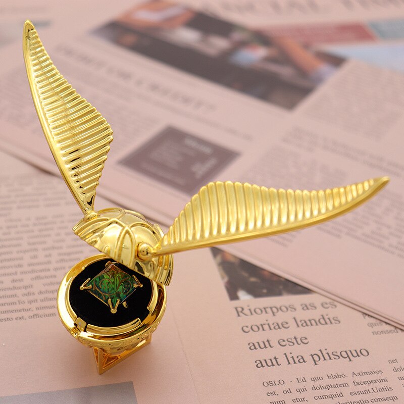 Goldene Fang | Pozlátený 18k poklad krúžok krabička pohyblivý luxusný šperk