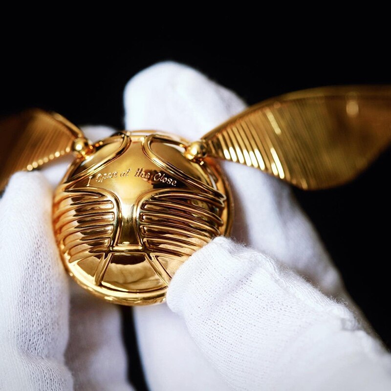 Goldene Fang | Pozlátený 18k poklad krúžok krabička pohyblivý luxusný šperk