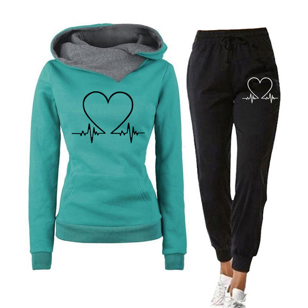 Ensemble de jogging Heartbeat pour femmes - Confort et style pour tous les jours