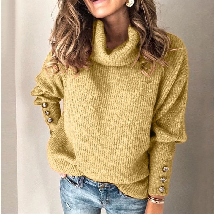 Damen-Rollkragenpullover - Devera