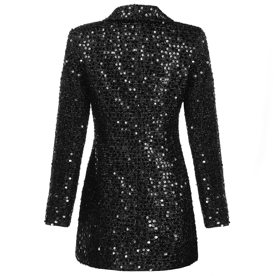 Talisa Dress | Glitter Blazer Dress für glamouröse Abende
