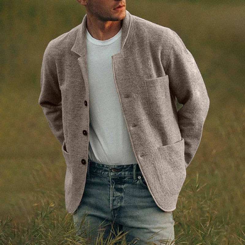 Cardigan da uomo Jelle con abbottonatura – Caldo e senza tempo
