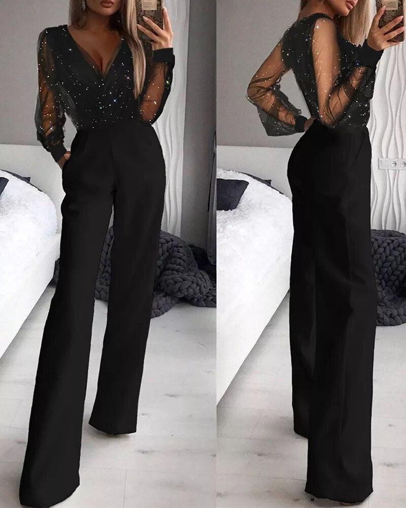 Nova | Stylischer einfarbiger Kurzarm-Jumpsuit mit Eleganz