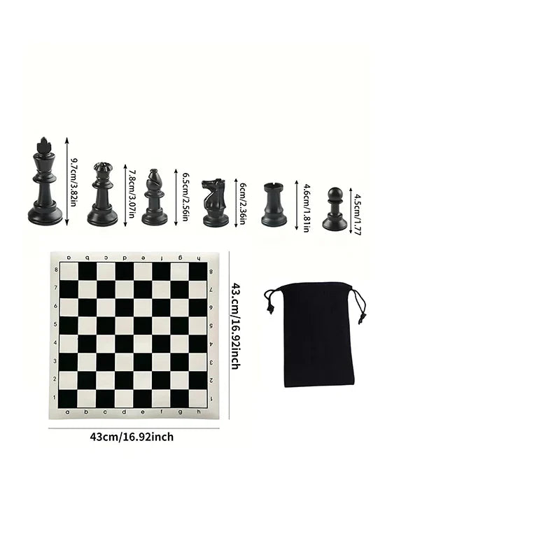 Ardentor sada šachových figúr z dreva – 32-dielna, ručne vyrobená a klasický dizajn