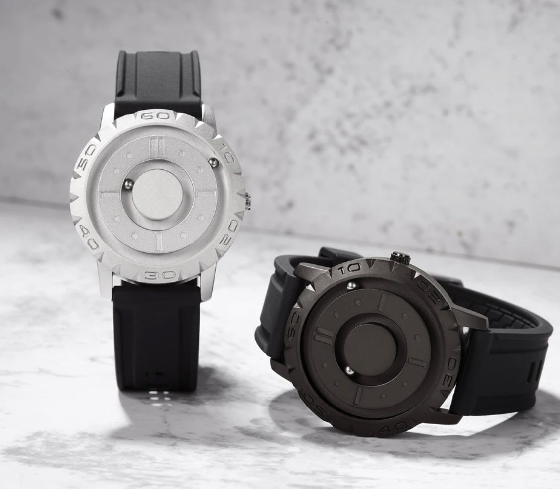 Devako magnetická guľôčková hodinky Quartz - elegantné hodinky s inovatívnym mechanizmom