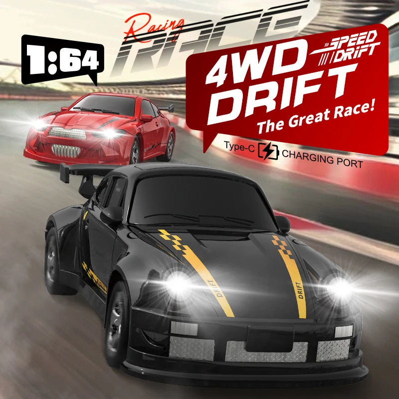 Racemaster KF20 – 1:64 Drift-RC-auto s pohonom všetkých kolies, diaľkovo ovládané