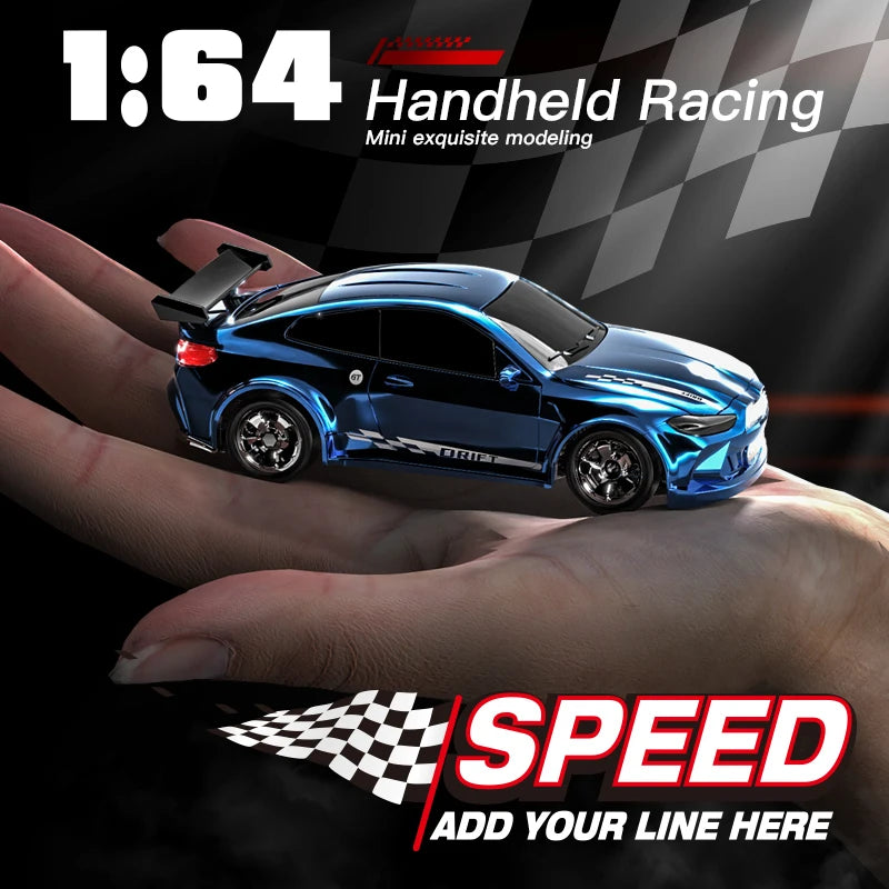 Racemaster KF20 – 1:64 Drift-RC-auto s pohonom všetkých kolies, diaľkovo ovládané