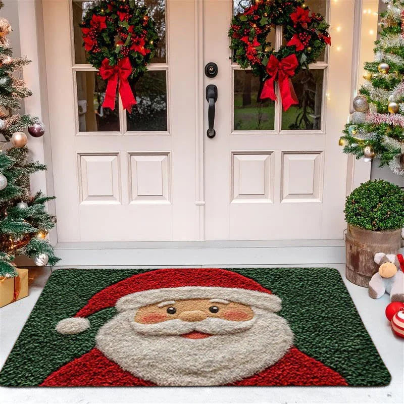 Kerstdeurmat met Rode Kerstman en Peperkoekman voor Binnen en Buiten 4