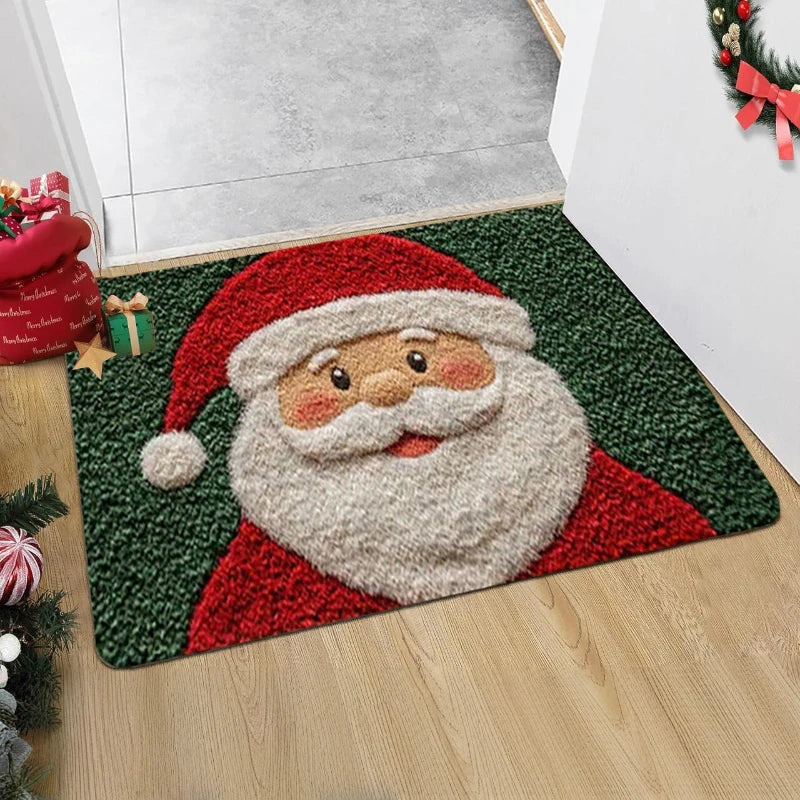 Kerstdeurmat met Rode Kerstman en Peperkoekman voor Binnen en Buiten 5