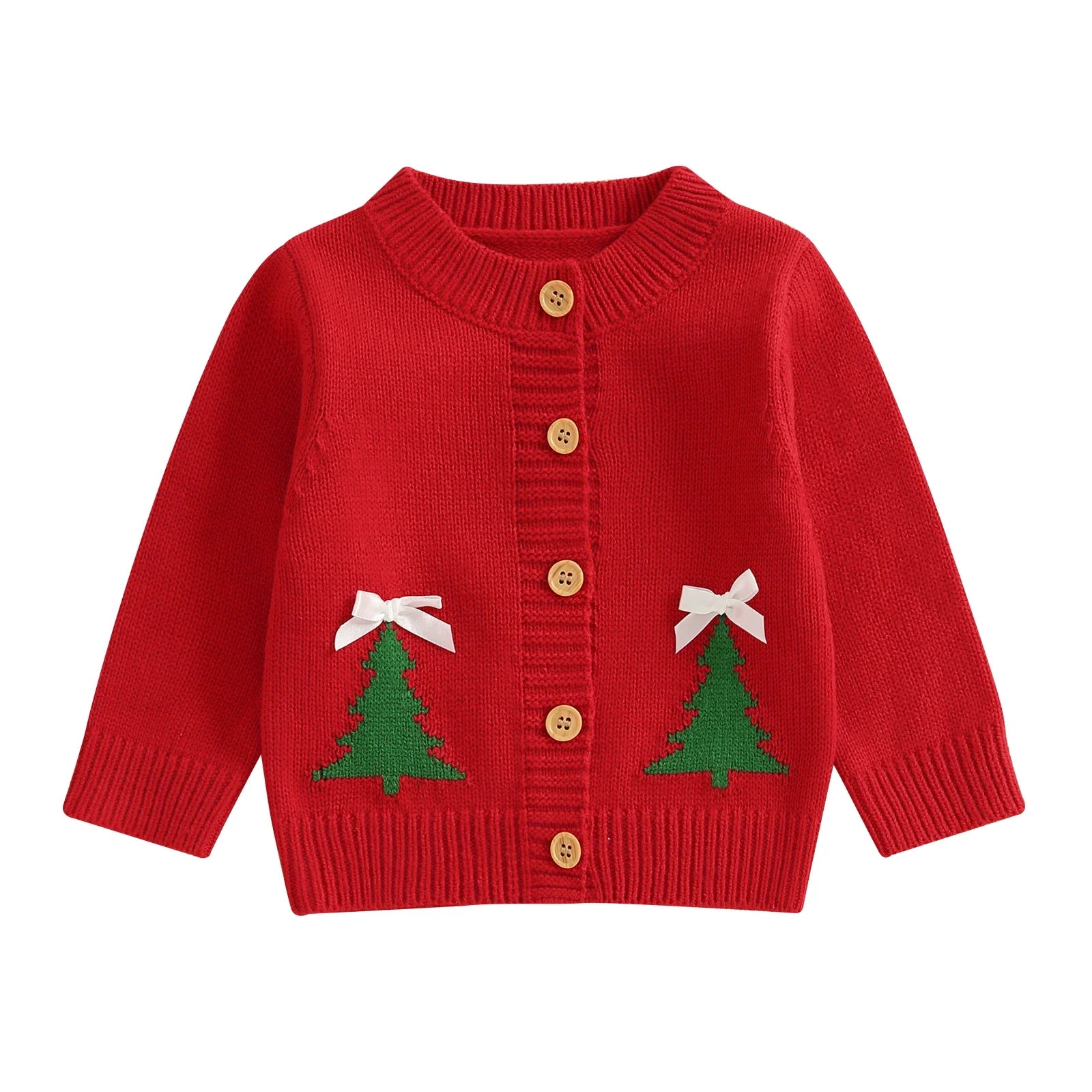 Kerstkindervest voor jongens en meisjes, 0-3 jaar, lange mouwen, warm en comfortabel 7