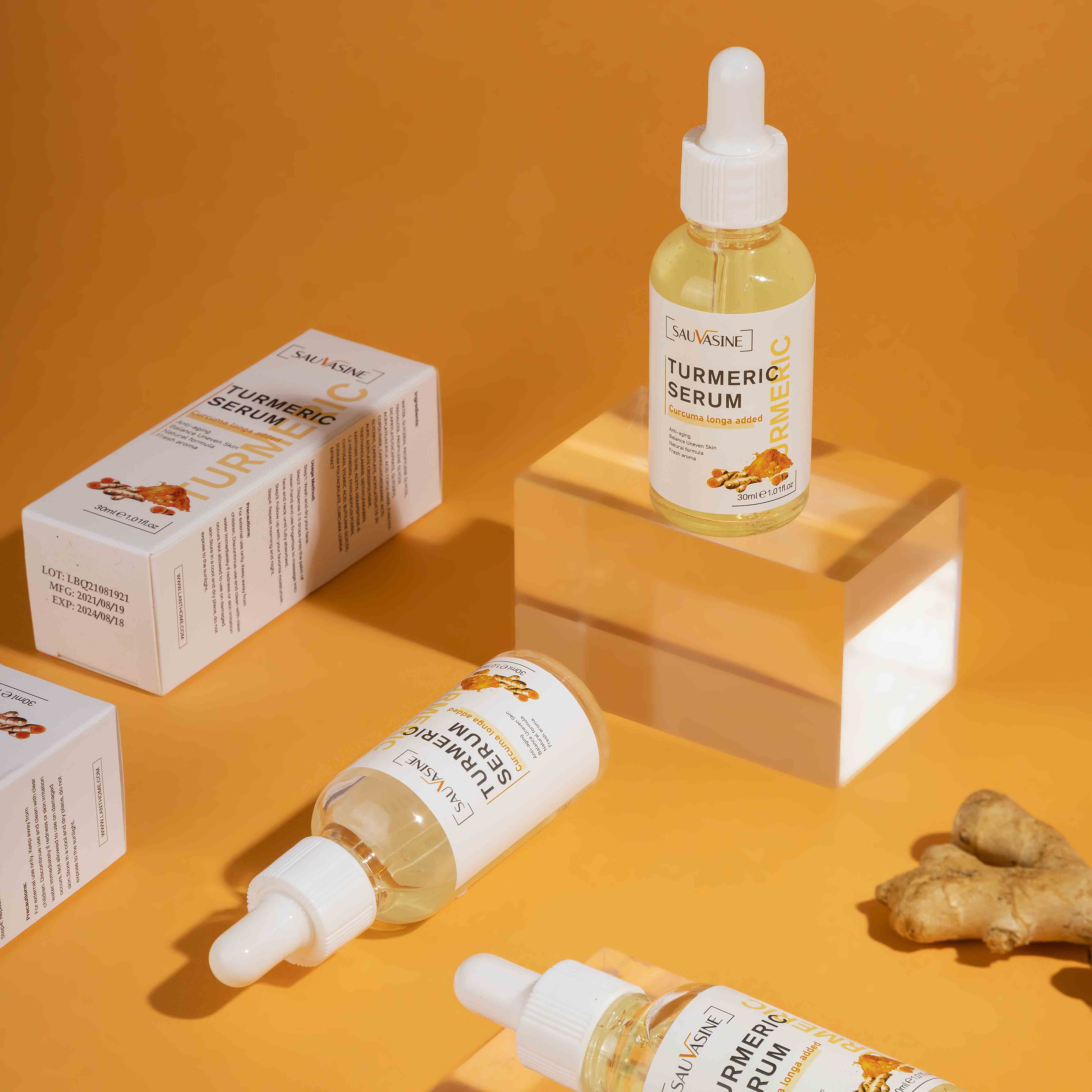Kurkuma sérum – Prírodné sérum proti tmavým škvrnám a nerovnostiam pokožky