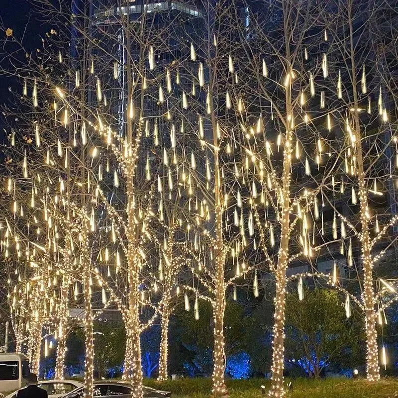 Lumireon LED meteórny dážď vonkajšie osvetlenie – vodotesné, energeticky úsporné a dekoratívne