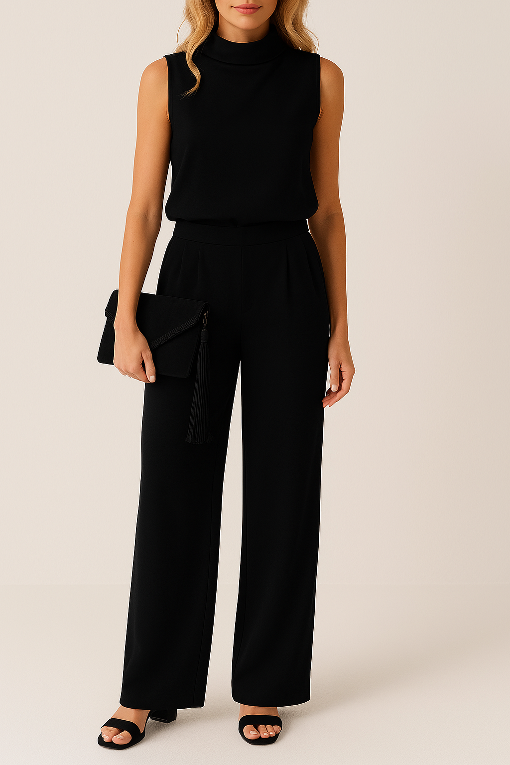 Vzdušný dámsky letný overal „Matilda“ – bez rukávov a štýlový