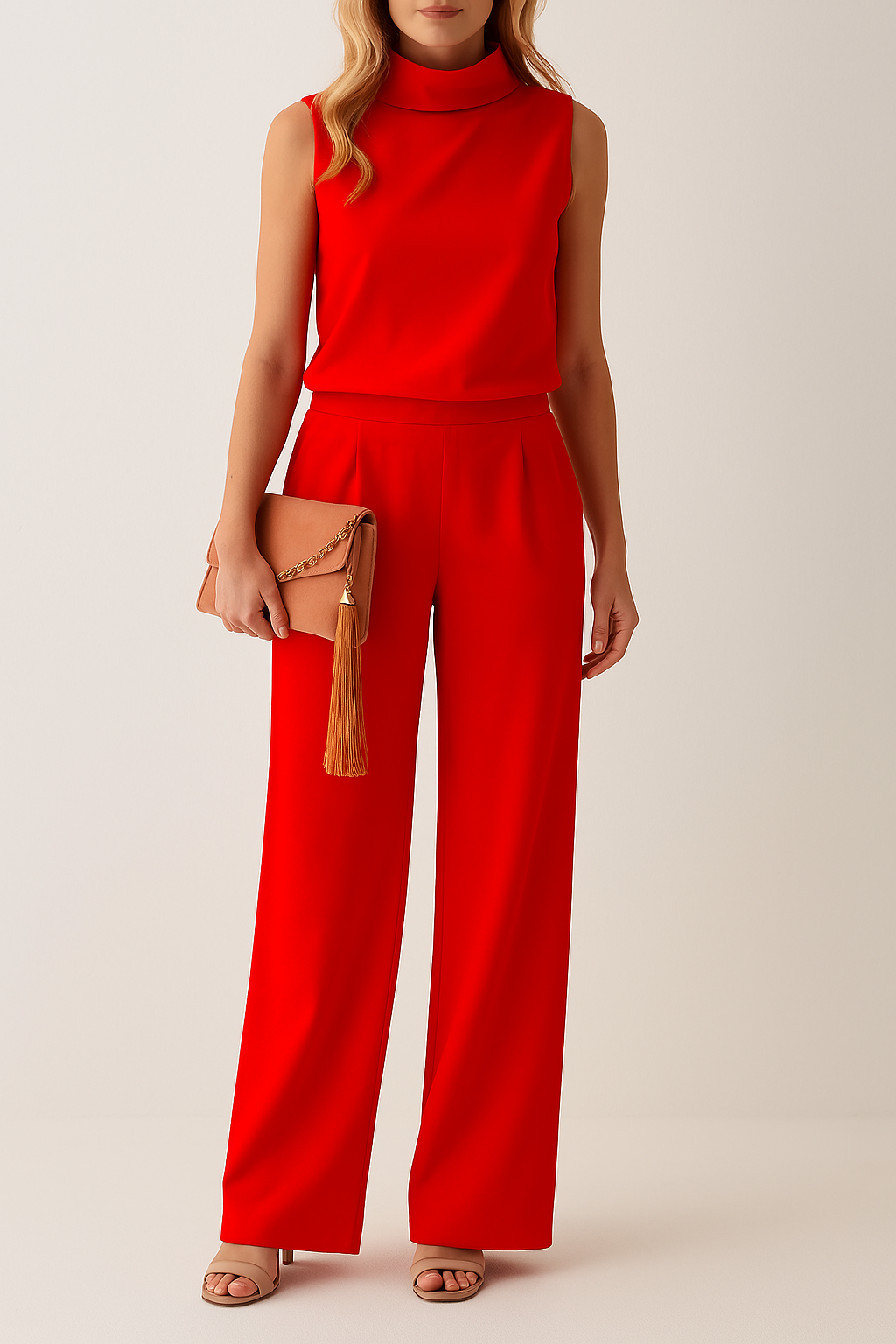 Vzdušný dámsky letný overal „Matilda“ – bez rukávov a štýlový