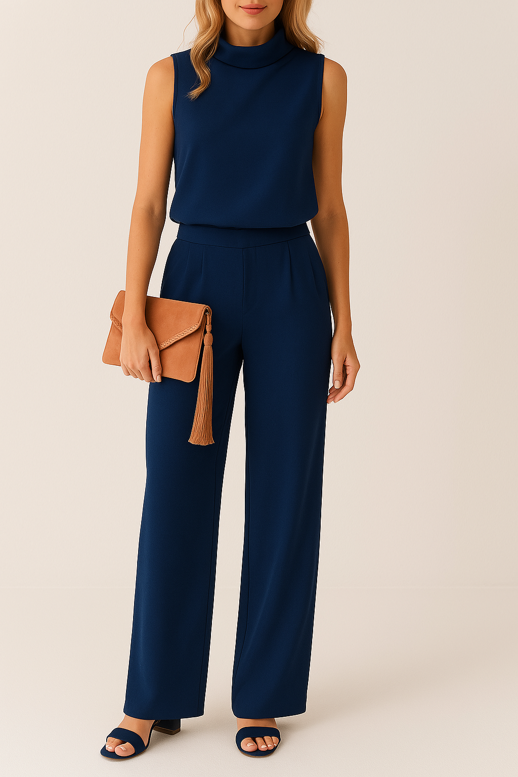 Vzdušný dámsky letný overal „Matilda“ – bez rukávov a štýlový