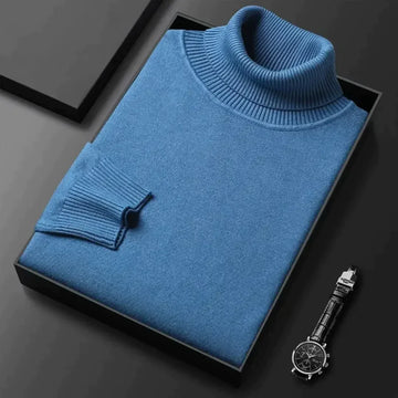Maglione dolcevita in cashmere da uomo – lusso e calore in uno