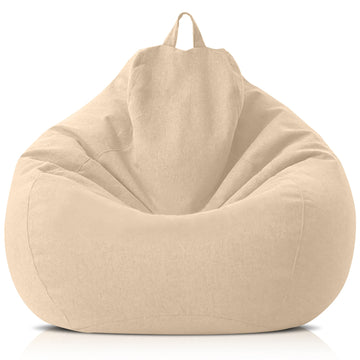 Linumo – Sitzsack Leinen ergonomisch – ideal für Zuhause