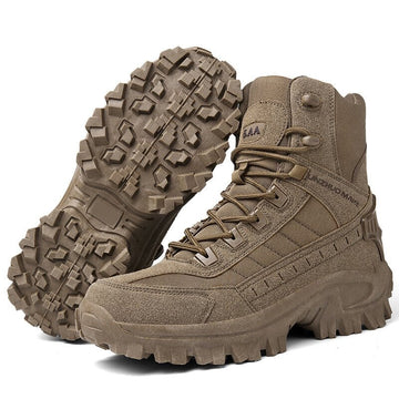 Unisex Winterstiefel Militärstil – Warm, Wasserdicht & Rutschfest