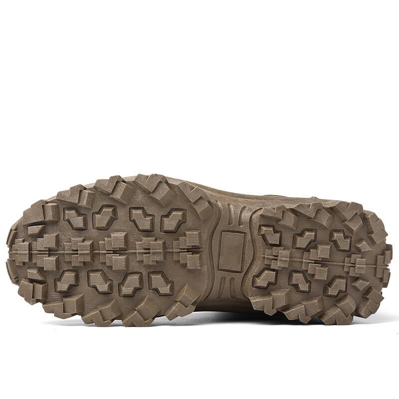 Unisex zimné čižmy vojenský štýl – teplé, nepremokavé a protišmykové