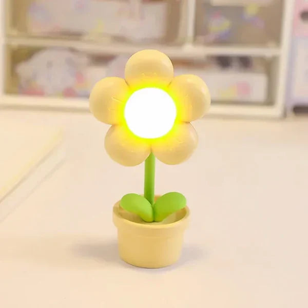 BlossomGlow Malá kvetina upokojujúca stolná lampa - atmosférické osvetlenie