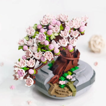 Florora – Mini Kirsebær Bonsai Sukkulent Plast 12cm – Boligindretning Indendørs