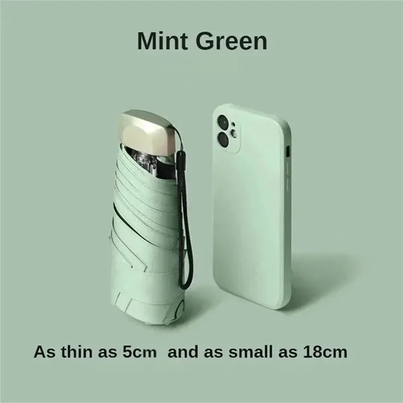 PocketShield – Mini dáždnik s UV ochranou, ľahký a vetruvzdorný