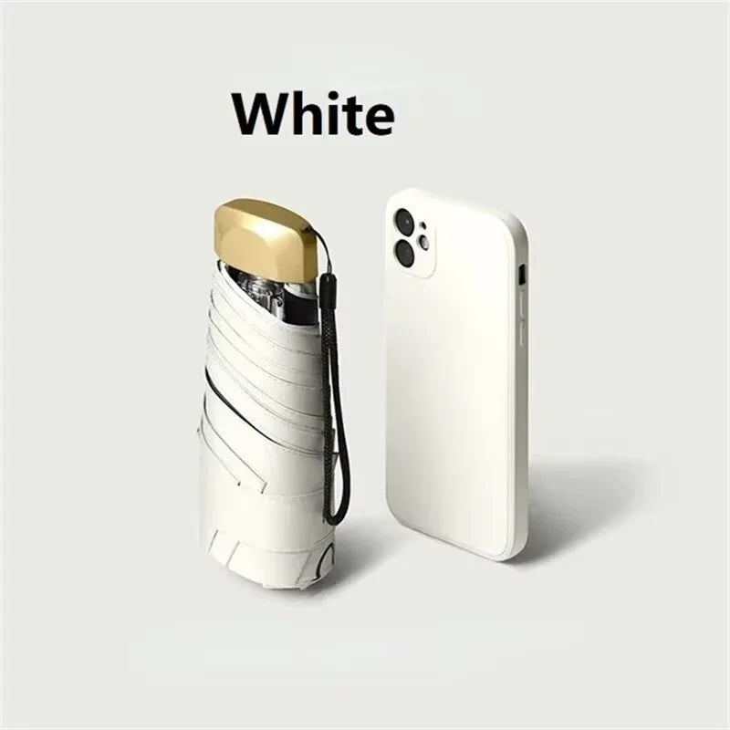 PocketShield – Mini dáždnik s UV ochranou, ľahký a vetruvzdorný
