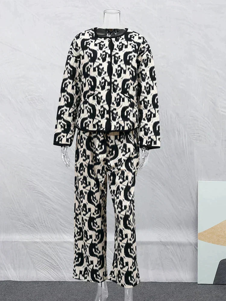 Margaux | Vintage plášť s bundou s kvetinovou potlačou