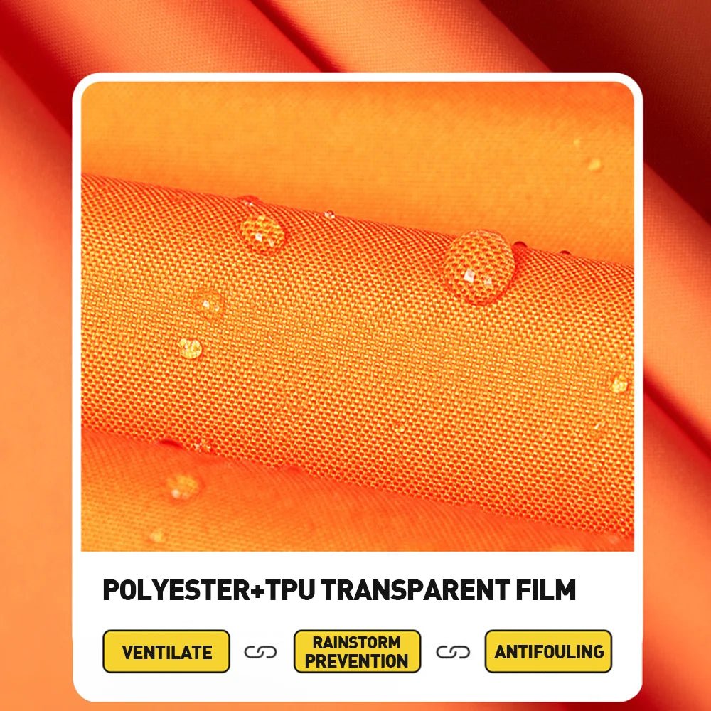 Motocyklový pršiplášťový overal pre mužov a ženy, 100% nepremokavý, ľahký a priedušný