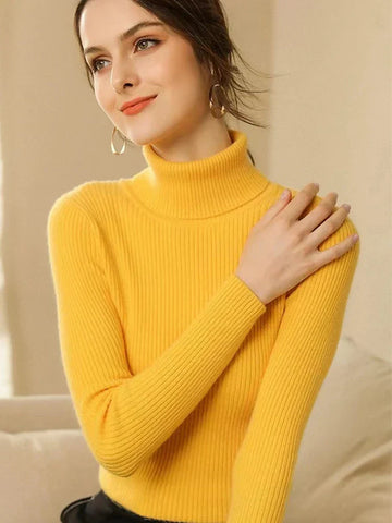 Strickpullover mit Rollkragen - Zindaya