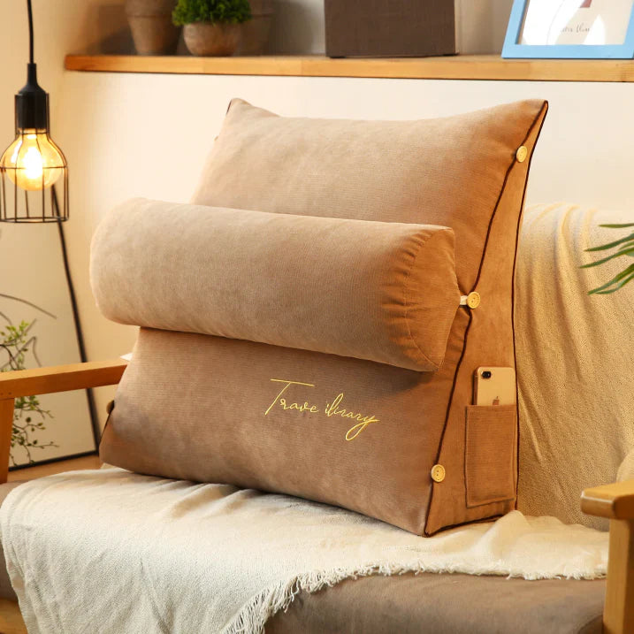 RelaxWedge opierka na chrbát – ergonomické pohodlie pre oddychové hodiny