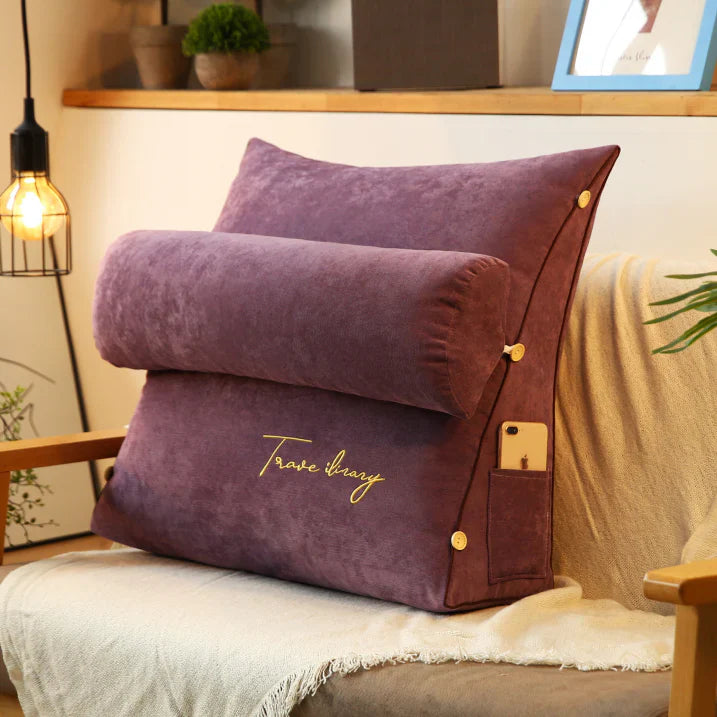 RelaxWedge opierka na chrbát – ergonomické pohodlie pre oddychové hodiny