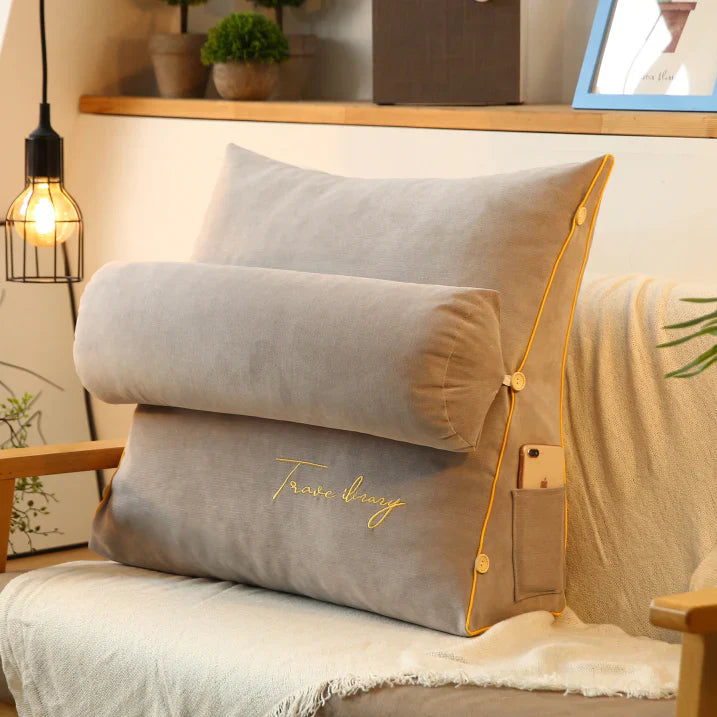 RelaxWedge opierka na chrbát – ergonomické pohodlie pre oddychové hodiny