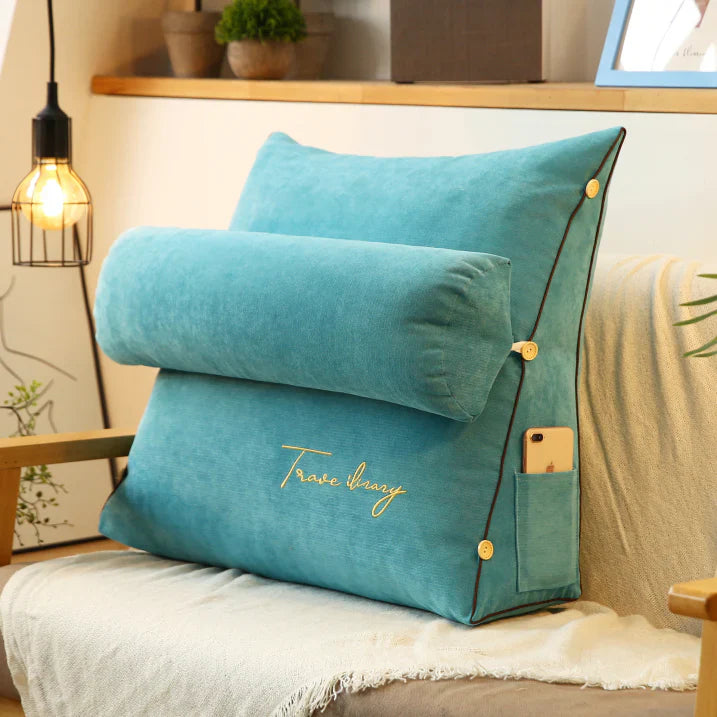 RelaxWedge opierka na chrbát – ergonomické pohodlie pre oddychové hodiny