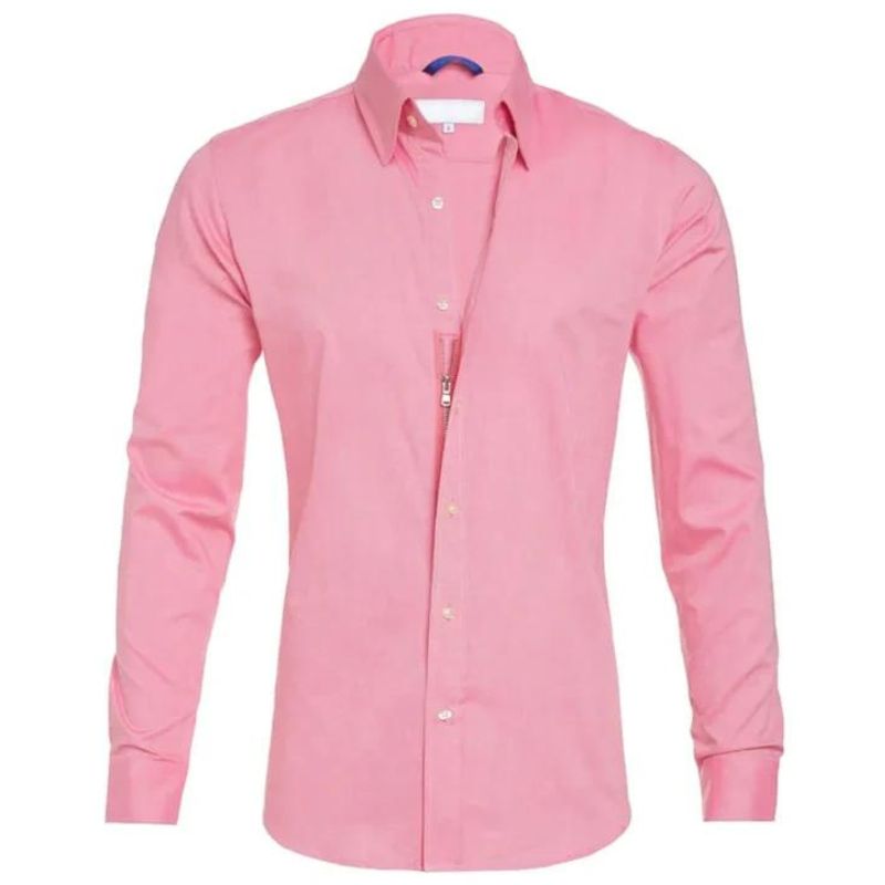 Devako Ruben - Knitterfreie Bluse mit Reissverschluss