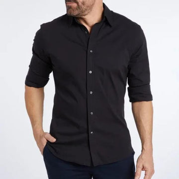 Devako Ruben - Knitterfreie Bluse mit Reissverschluss