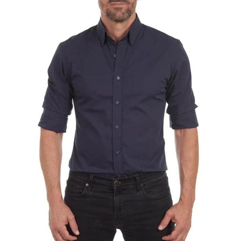 Devako Ruben - Knitterfreie Bluse mit Reissverschluss
