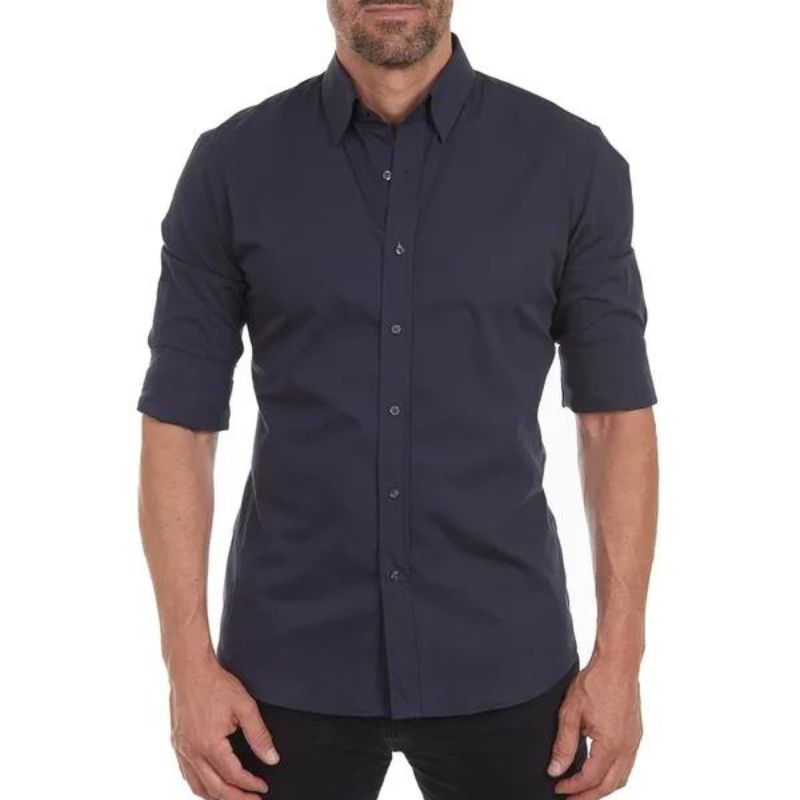 Devako Ruben - Knitterfreie Bluse mit Reissverschluss