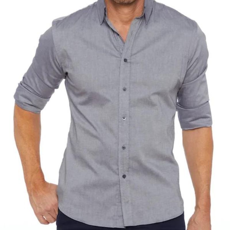 Devako Ruben - Knitterfreie Bluse mit Reissverschluss