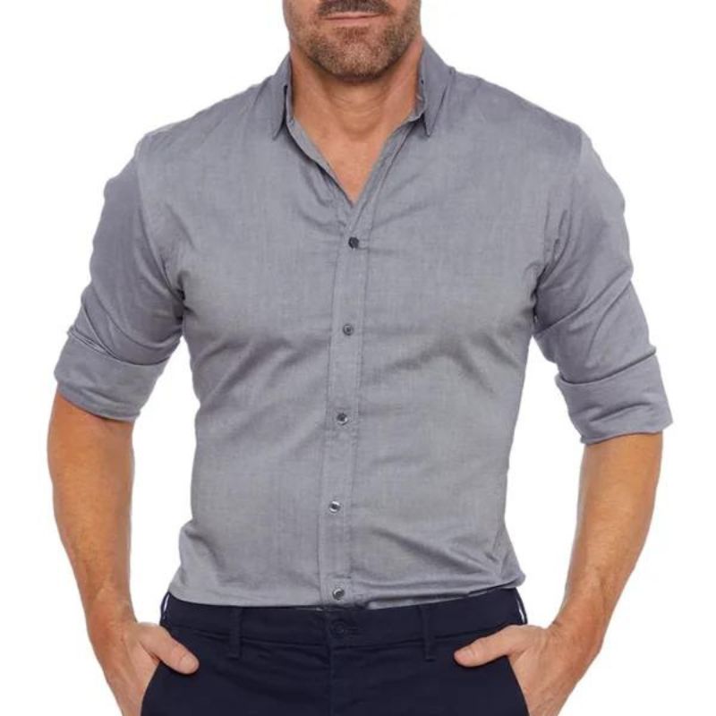 Devako Ruben - Knitterfreie Bluse mit Reissverschluss