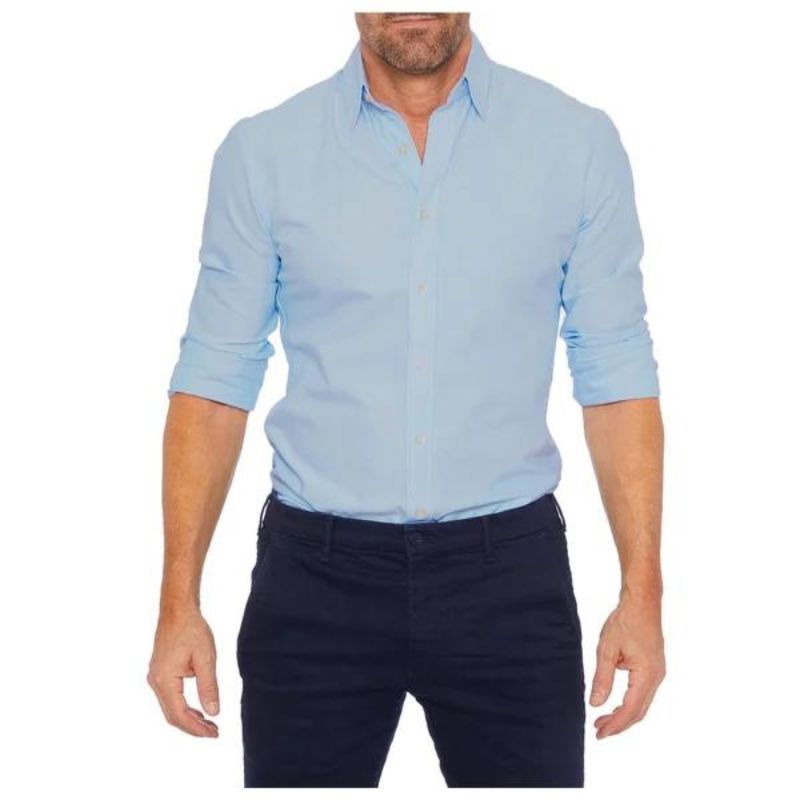 Devako Ruben - Knitterfreie Bluse mit Reissverschluss
