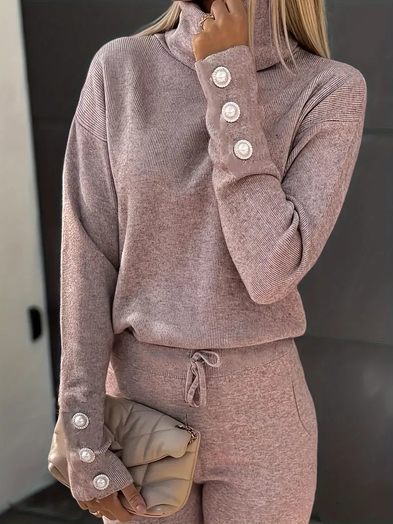 Elegantná súprava z blúzky a nohavíc - Roslee