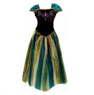 FairyGown Prinzessinnenkleid Anna – Blaues Cosplay-Kostüm für Erwachsene
