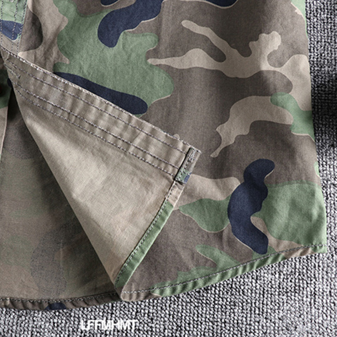 Devako Leo - Military Camouflage Sommerhemd für Männer