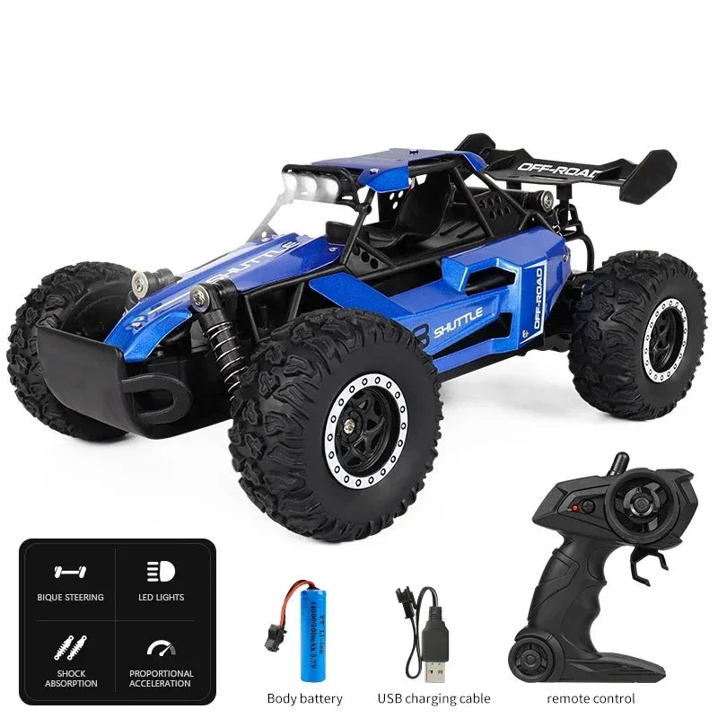 SpeedRacer X16 – RC Auto 1:16 s LED svetlom, 2WD a 20 km/h