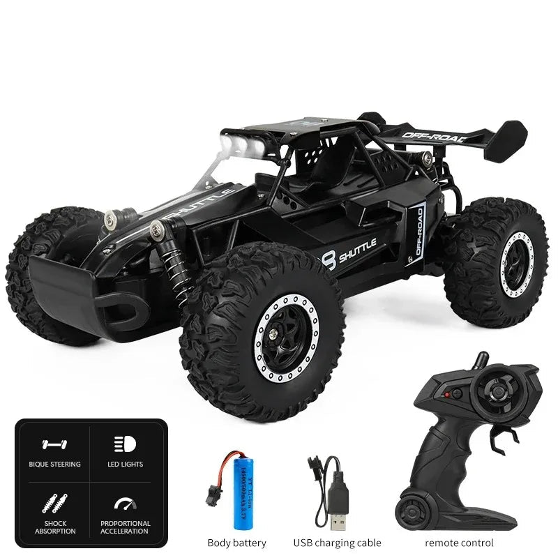 SpeedRacer X16 – RC Auto 1:16 s LED svetlom, 2WD a 20 km/h