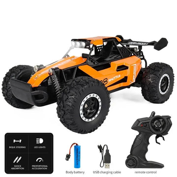 SpeedRacer X16 – RC Bil 1:16 med LED-lys, 2WD & 20 km/t