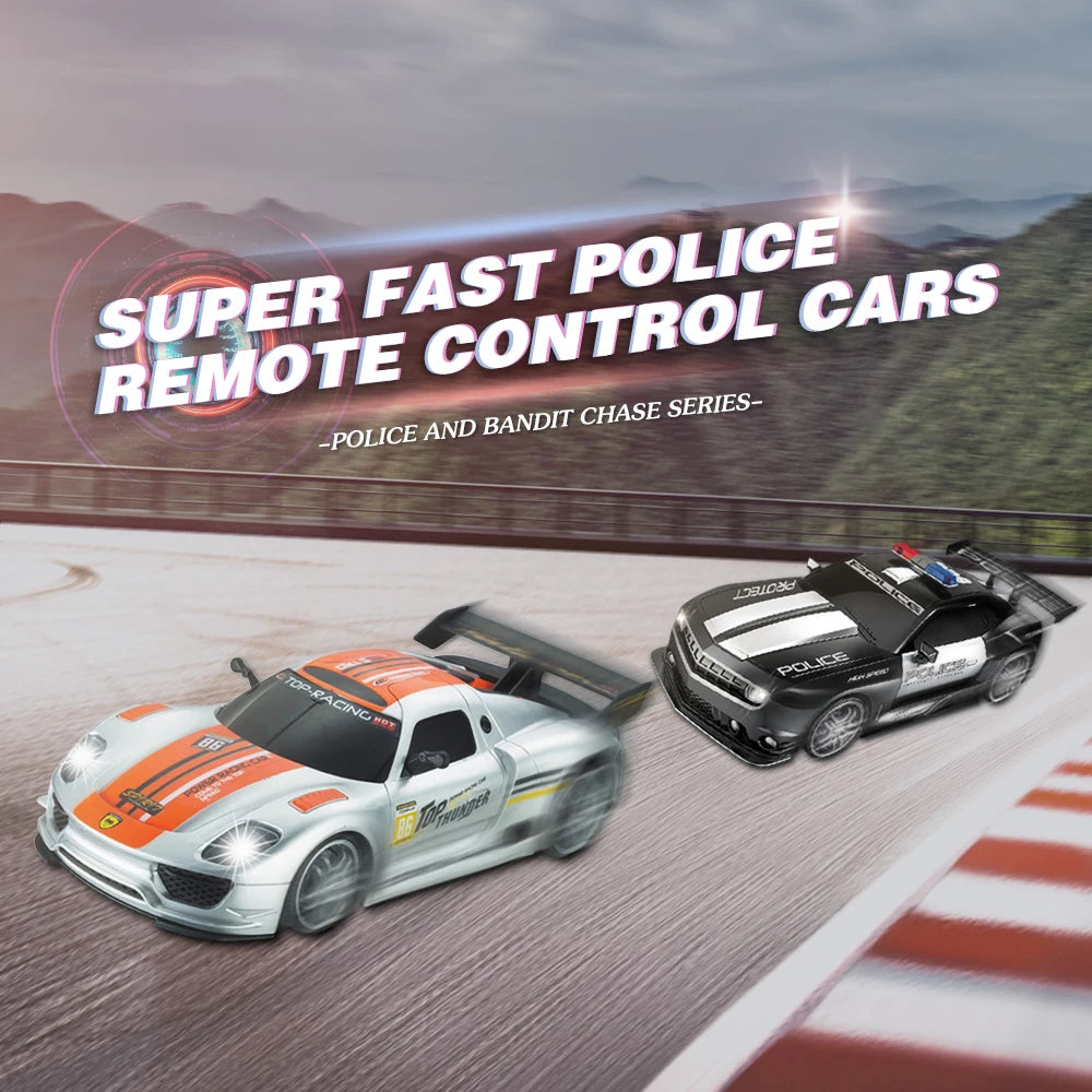 SpeedMax – RC policajné auto 1:12 s LED a 2,4 GHz diaľkovým ovládaním