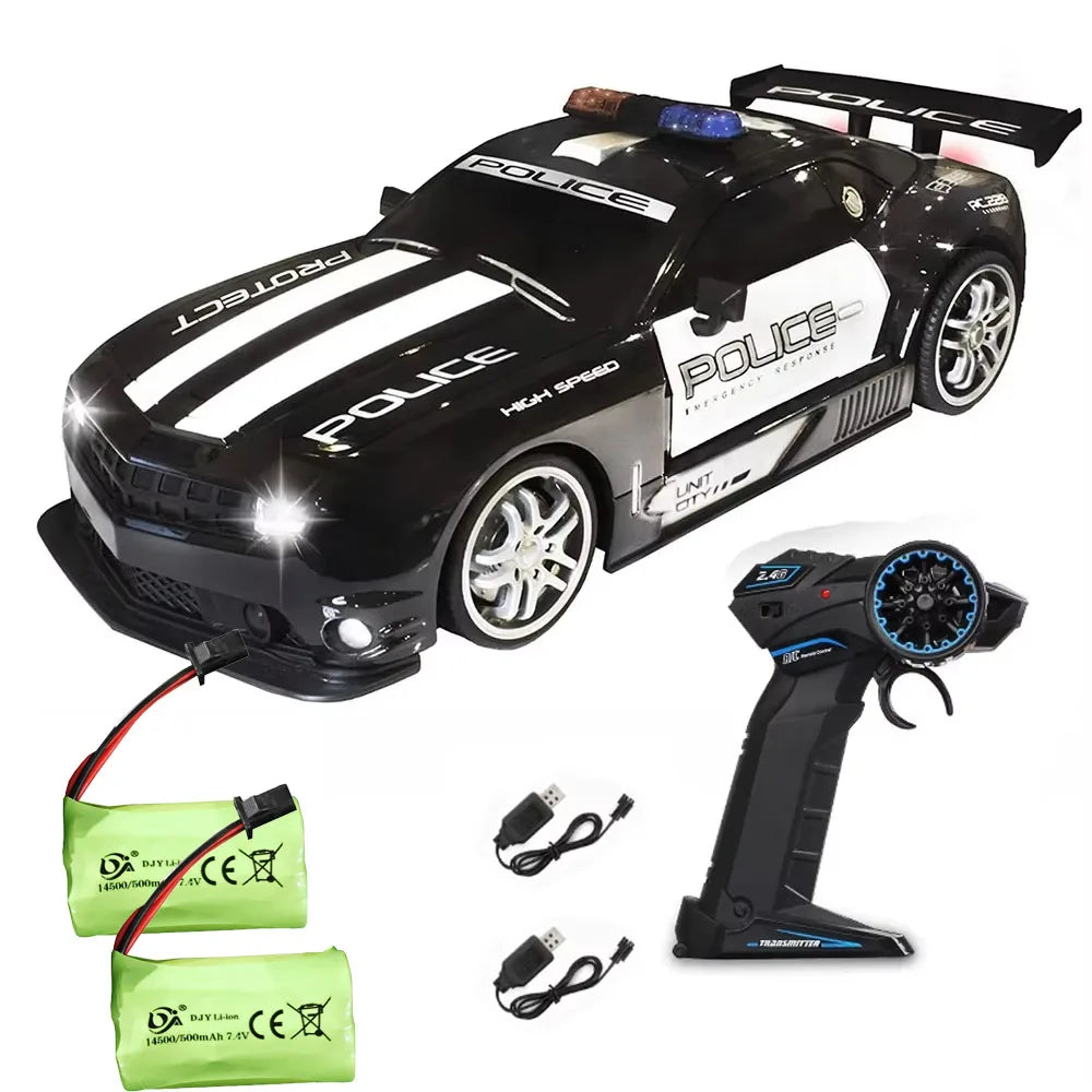 SpeedMax – RC policajné auto 1:12 s LED a 2,4 GHz diaľkovým ovládaním